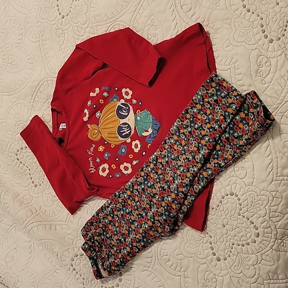 Mayoral Girl' tunic and leggings set